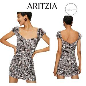 ARITZIA Wilfred Veda Dress Ruched mini dress Size 6